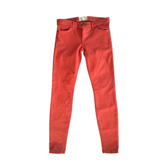 CURRENT ELLIOTT Orange Skinny Jeans Size 27 NEW with tags - Picture 3 of 8